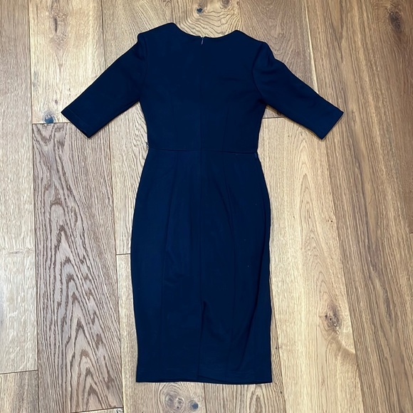 ASOS PETITE square neck midi dress - Picture 2 of 3